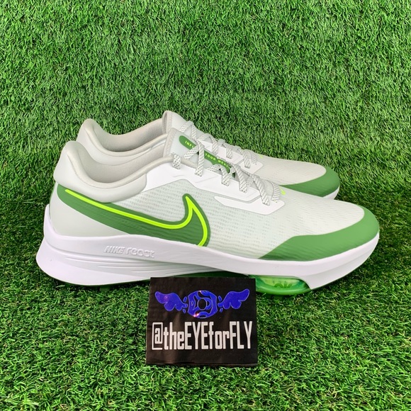 NEW Nike Air Zoom Infinity Tour Next% Golf Shoes White Green Volt - Picture 1 of 6